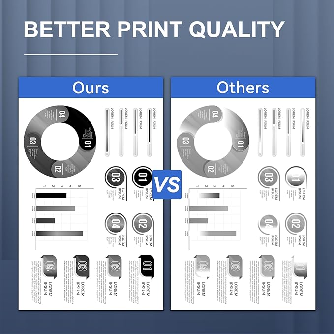 Comatible TN760 Toner Cartridges Replacement for Brother TN760 TN-760 TN730 TN-730 TN 760 Toner Use with MFC-L2710DW MFC-L2750DW HL-L2350DW DCP-L2550DW HL-L2395DW HL-L2370DW HL-L2390DW Toner Cartridge