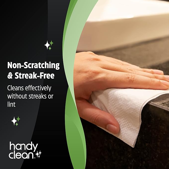 HandyClean Pre-Moistened Lens Cleaning Wipes, Eyeglass Wipes, Screen Wipes, Case of 8 Boxes - 200 ct of 6 x 5 inches Individually Packed Lens Cleaner Wipes