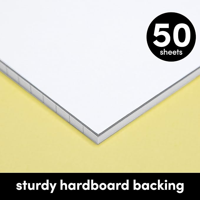 PAPERAGE Lined Legal Pads, (Rainbow), 6 Pack, 50 Sheets Each, Wide/Legal Ruled, Note Pads, Paper, 8.5 inches x 11 inches