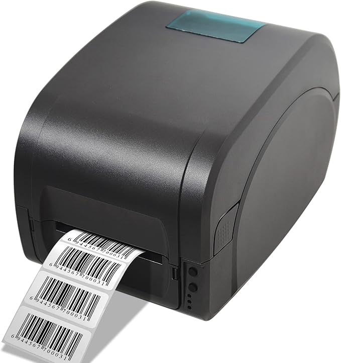 Hybsk 2x1 inch Direct Thermal Labels for Barcodes, Address, Compatible with Rollo Label Printer & Zebra Desktop Printers (2"x1",4 Rolls White)