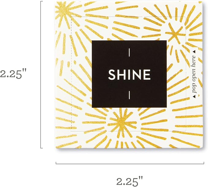 Compendium ThoughtFulls Pop-Open Cards — 2-Pack of Shine, Be Happy — 60 Pop-Open Cards, Each with a Different Message Inside