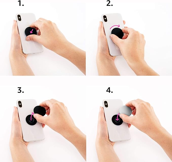 Neuroblastoma Awareness Ribbons Mobile Stand PopSockets PopGrip: Swappable Grip for Phones & Tablets