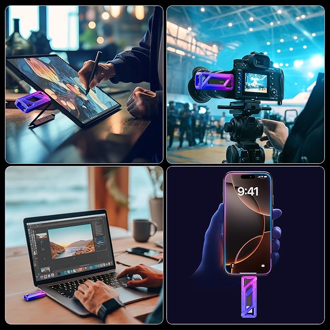 256GB Flash Drive, Up to 2050MB/s USB 3.2 Gen22, USB A+C, 2-in-1 Memory Stick for iPhone/Android/Windows/MacPC/Laptops, FF958