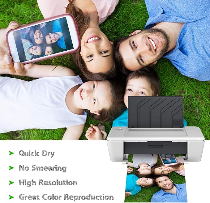 Koala Ultra Premium Photo Paper 8.5 x 11 In Satin Photo Printer Paper for Inkjet Printer Water-Resistant Semi Gloss 50 Sheets 72lb