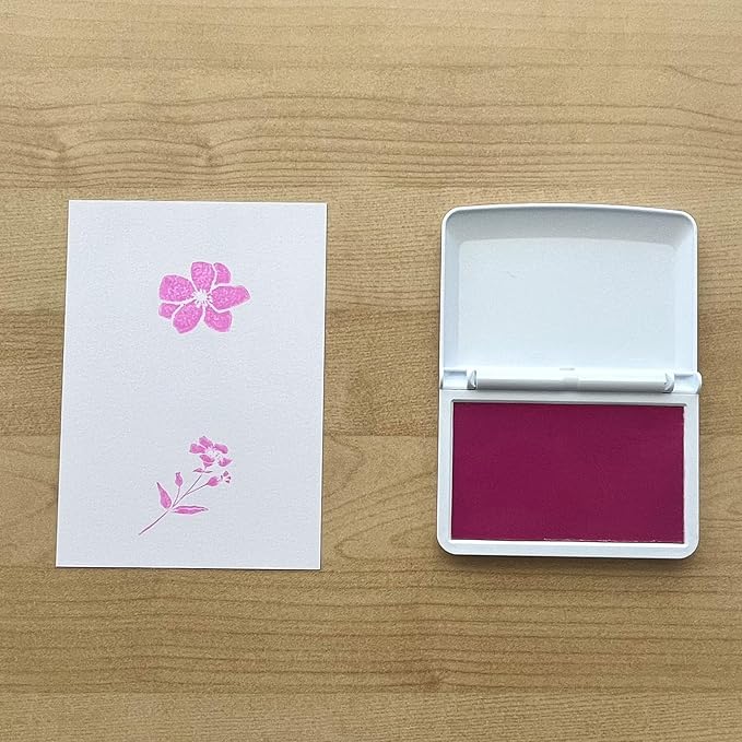 COLOP Make Series, Ink Stamp Pads, with Non-Toxic Premium Ink, Water-Based Acid-Free (Soft Pink, Make 3-3-1/2" x 6-1/4")