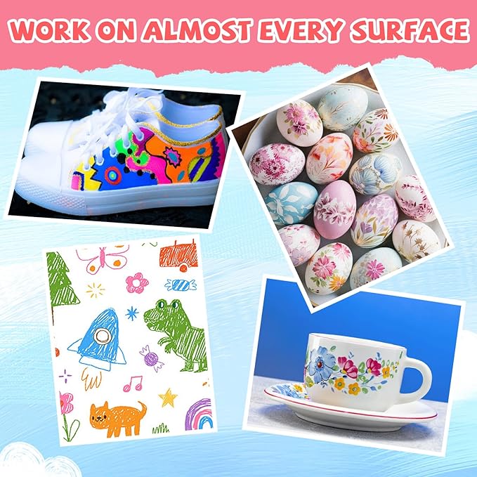 72 Pack 0.4mm Ultra Fine Point Permanent Marker Bulk, Fine Tip Permanent Markers Set, Quick Dry, Waterproof, Durable, Works on Paper, Glass, Ceramic, Plastic, Wood, Rock, Metal (12 Colors)