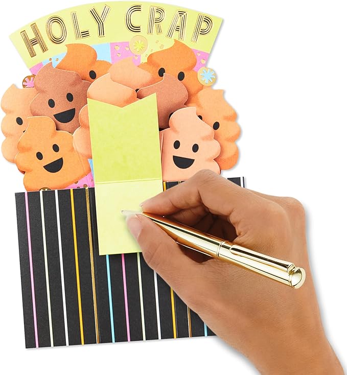 Hallmark Paper Wonder Shoebox Pop Up Card (Holy Crap, You are Awesome) for Birthday, Congratulations, Graduation, All Occasion