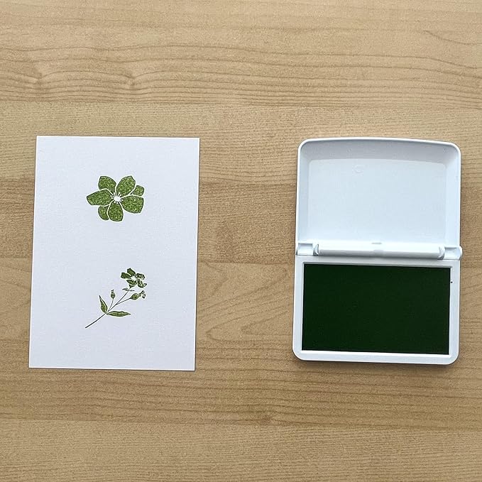 COLOP Make Series, Ink Stamp Pads, with Non-Toxic Premium Ink, Water-Based Acid-Free (Smooth Green, Make 2-2-3/4" x 4-1/4")