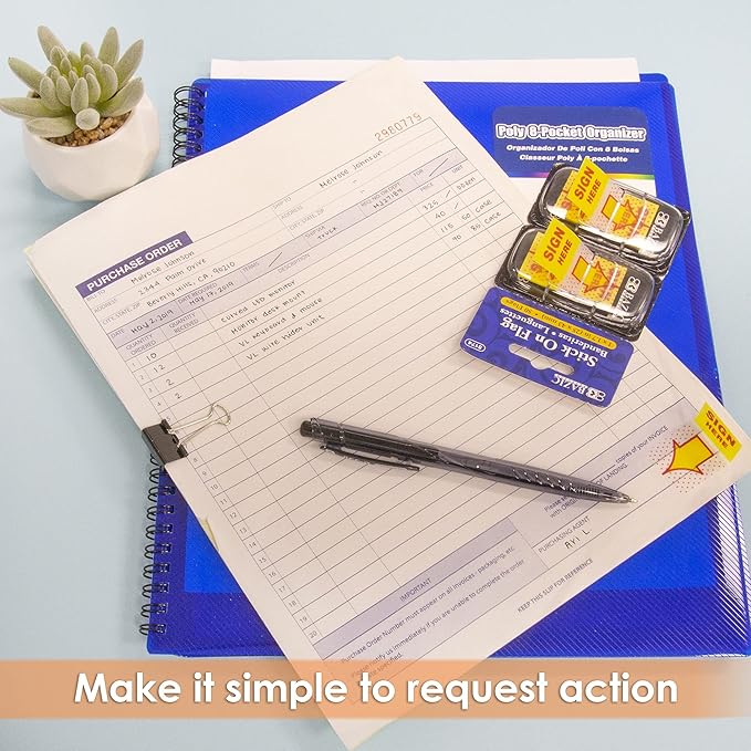 BAZIC Neon Page Markers Dispensers 1x1.7 Sign Here Neon Colored PET Arrow Flag Index Tabs, Page Bookmarks File Tab (50 Flags/Pack), 2-Packs