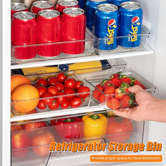 Criusia Drawer Organizer, 26 Pack Clear Plastic Drawer Organizer Bins, Versatile Organization and Storage Trays for Kitchen, Bathroom, Vanity Makeup and Office