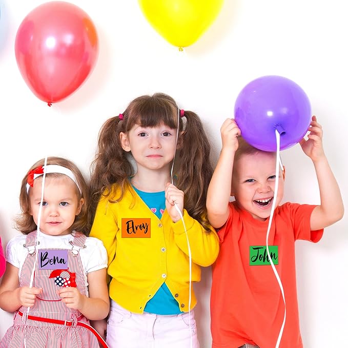 240 PCS Colored Labels Stickers 3 x 2 Inch Rectangular Moving Labels 8 Colors Large Color Coding Labels - Light Color