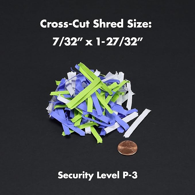 Aurora AU895XA 8-Sheet Professional Cross-Cut Paper and Credit Card Shredder