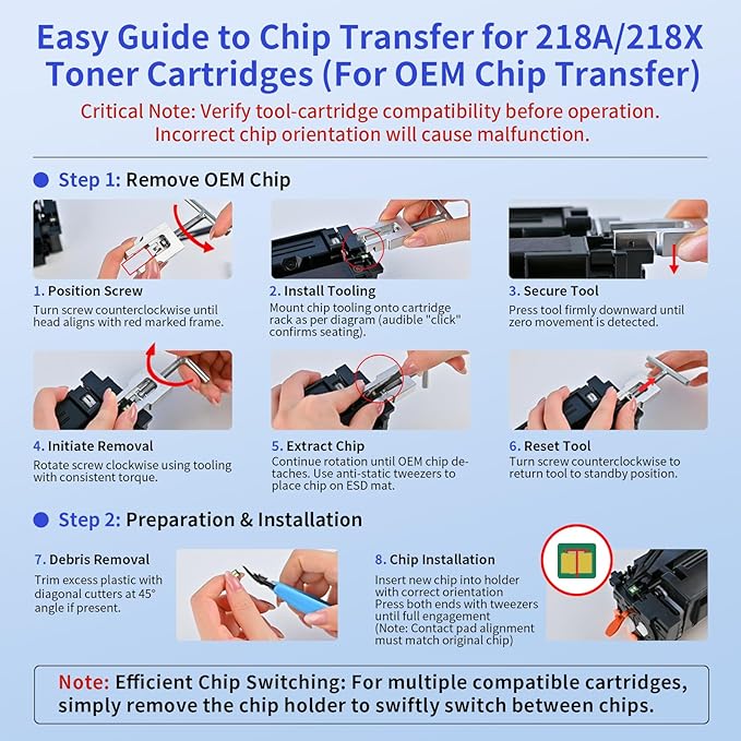 218X Toner Cartridges 4 Pack High Yield Compatible Replacement for HP 218X 218A for Color Laserjet Pro 3201dw MFP 3301fdw 3301cdw 3301sdw Printer Ink W2180X W2180A (BCMY, 4-Pack)