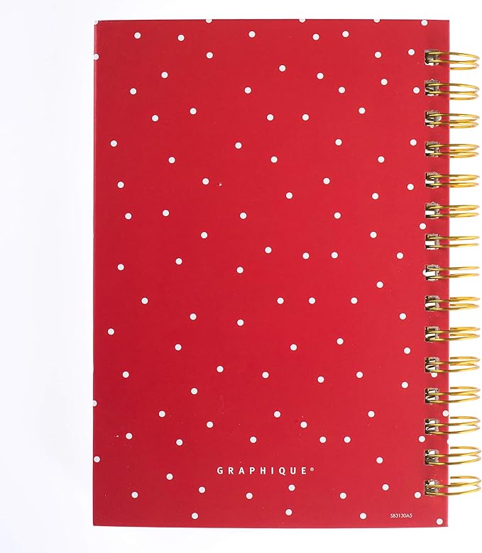 Graphique Peanuts "Happy Thoughts" Hard Bound Journal - 160 Ruled Pages, Vintage Peanuts Cartoon Cover w/"Happy Thoughts" Message Embellished w/Gold Foil, 6.25" x 8.25" x 1"