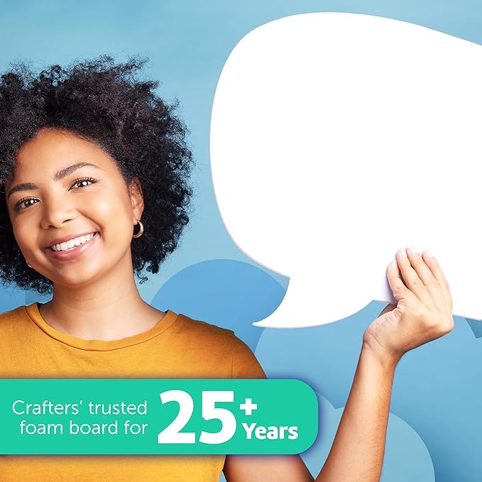 Flipside Products 32" x 40" White Foam Board, Arts and Crafts, 3/16" Thick, Presentations, Large Signboards, Backing Board, Display, Pack of 25