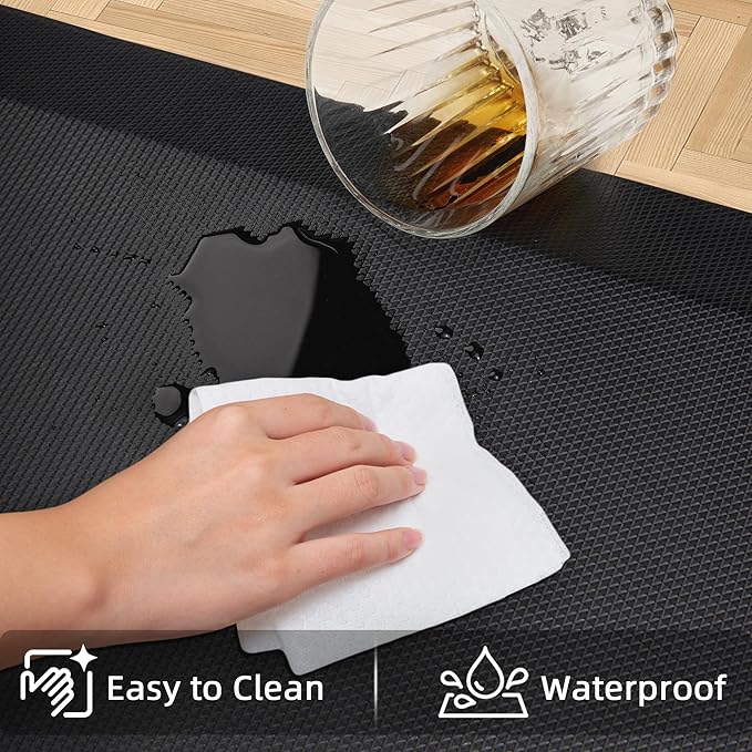 Anti Fatigue Kitchen Mats for Floor, 9/10 Extra Thick Cushioned Standing Desk Mat, Comfort Memory Foam Ergonomic Kitchen Rugs and Mats Non-Slip Waterproof for Office, Kitchen, Sink, 20" x 48"