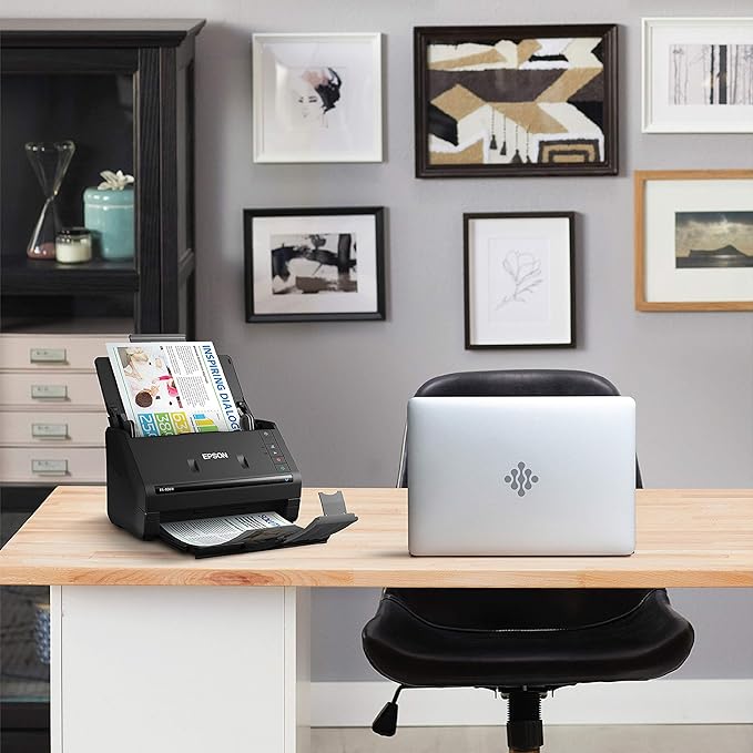 Epson Workforce ES-400 II Color Duplex Desktop Document Scanner for PC and Mac, with Auto Document Feeder (ADF) and Image Adjustment Tools, ES-400 II