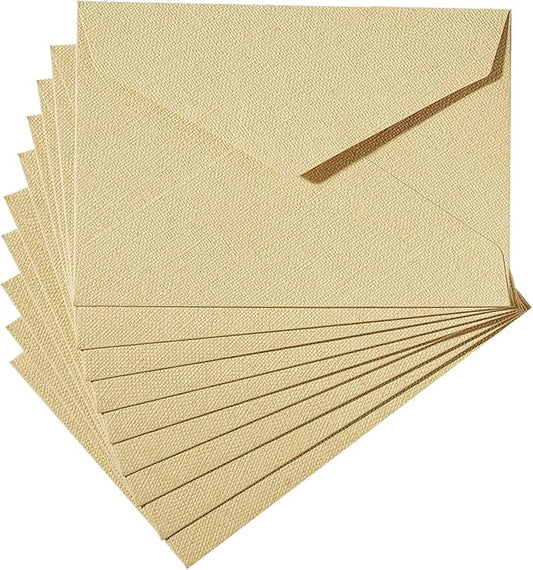 20 Pcs 4 x 6 Envelopes,A6 Envelopes, Card Envelopes, White Paper Envelopes, Invitation Envelopes, Postcard Envelopes(Yellow-20pcs)