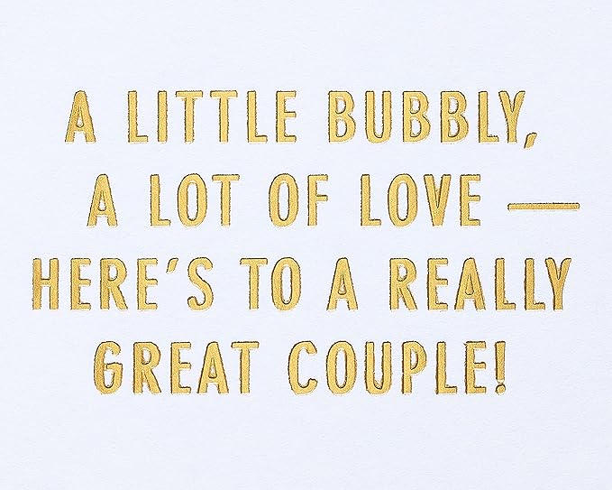 American Greetings Anniversary Card for Couple (A Little Bubbly)