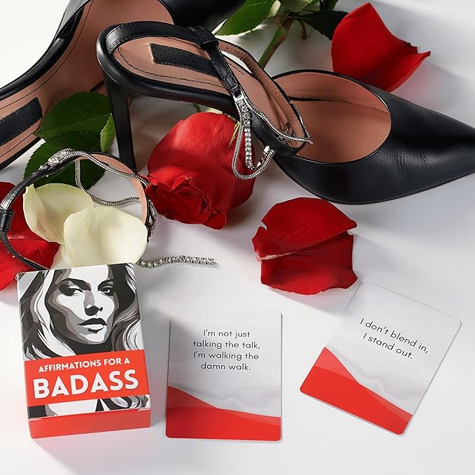 Ariond Badass Affirmation Cards For Women - 52 Daily Motivational and Inspirational Cards for Women