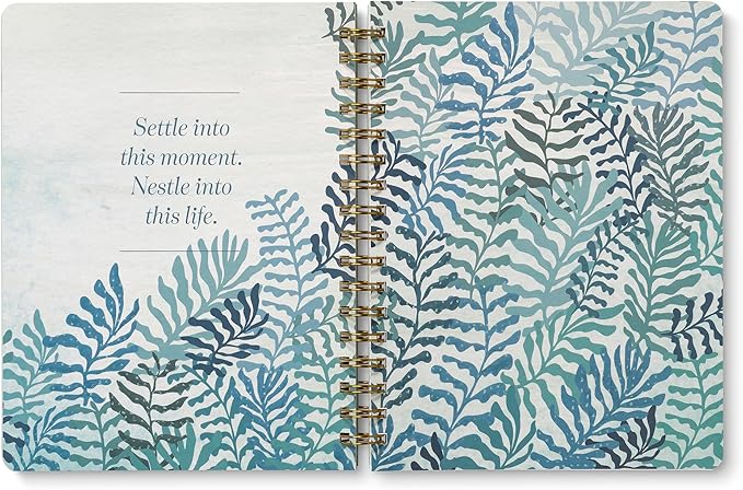 Compendium Spiral Notebook – Live Slow, Love True, Grow Free. – A Designer Spiral Notebook with 192 Lined Pages, College Ruled, 7.25" W x 9.25" H