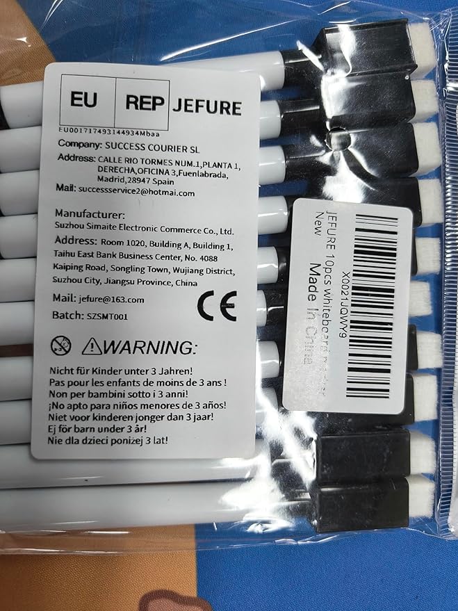 25 Pcs Black Magnetic Dry Erase Markers with Eraser Cap, White Board Mini Dry Erase Markers Bulk, Fine Point Tip Student White Board Markers for Teachers Office School Supplies