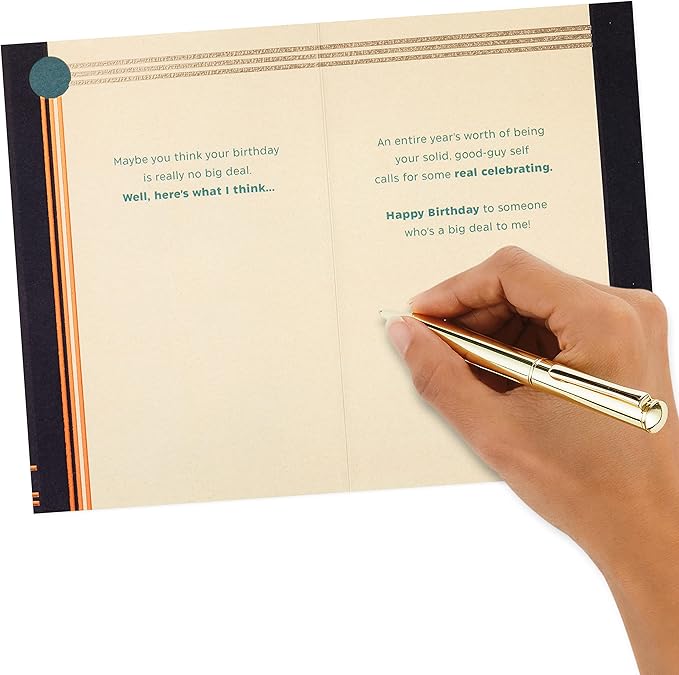 Hallmark Birthday Card for Men (Good Guy)