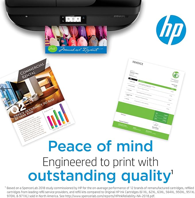 HP 952 Yellow Ink Cartridge | Works with HP OfficeJet 8702, HP OfficeJet Pro 7720, 7740, 8210, 8710, 8720, 8730, 8740 Series | Eligible for Instant Ink | L0S55AN