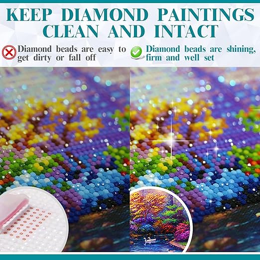 Diamond Painting Sealer, Puzzle Glue Clear, Diamond Painting Accessories with Permanent Fixation and Shining Effect, Diamond Painting Art Glue for 5D Diamond Painting, Puzzle and DIY Crafts (120ml*3)