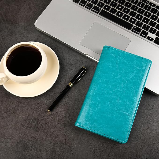 300 Card Capacity Leather Business Card Book Holder Organizer, Card Binder Professional PU Name Card Credit Cards Booklet (Multiple Colors Optional)