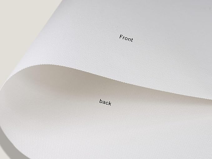 Premium Cotton Matte Canvas Roll, Quick Dry, Wide Format Inkjet Printer Compatible, Perfect for Fine Art, Photography, Giclée Printing, Archival Quality Prints. (44'' x 66' 420gsm Poly-Cotton 2Rolls)