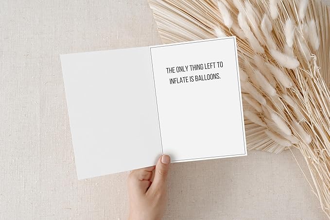 A Birthday? in this Economy? - Funny Birthday Cards for Men Women Him Her - Great for 30th, 40th, 50th, 60th Birthday Gifts for Mom Dad Best Friends or Coworker - Includes 1 Card & 1 Envelope