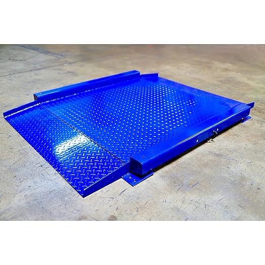 Liberty LS-917-R NTEP Low Profile Drum Scale with 2.5' x 2.5' (30" x 30") Platforms for Barrel Weighing, Regular LED Version | 5000 lbs x 1 lb