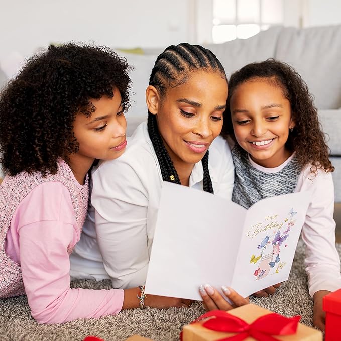 Dessie 30 Unique Gold Foil Birthday Cards for Women with Envelopes, Sealing Stickers and Personalized Gold Foil Lettering. Birthday Cards for Her