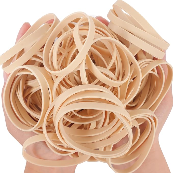 AMUU Rubber Bands Size #64 About 0.5 lb 110pcs Tactical Rubber Bands for Office Supplies School Home Elastic Bands