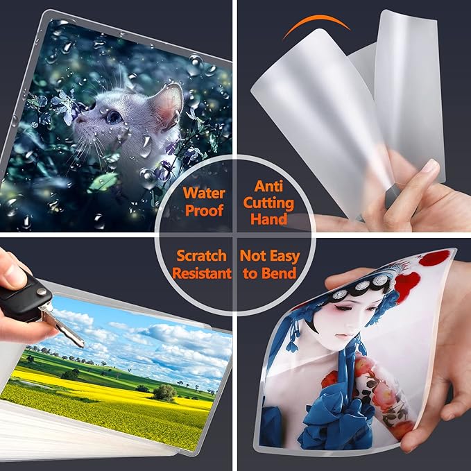 Thermal Laminating Pouches, 9 x 11.5 Inches Laminating Sheets, 3 mil Thick Laminate Sheets, 1000 Pack,Clear