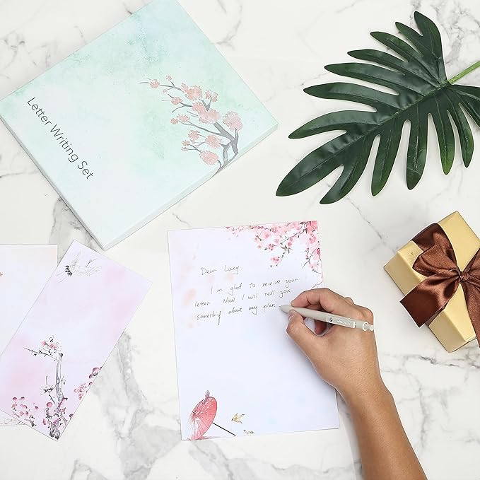 Mr. Pen- Boxed Stationary Letter Paper and Envelopes Set, 30 Stationary Papers+18 Envelopes, Stationery Sets, Stationary Set, Stationary Paper, Letter Stationery Set with Envelopes, Stationery Paper