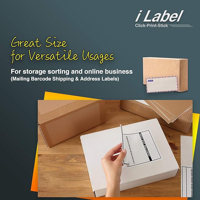 24UP 1.5" x 1.5" Square Labels for Laser & Inkjet Printers[200 Sheets,4800 Labels]
