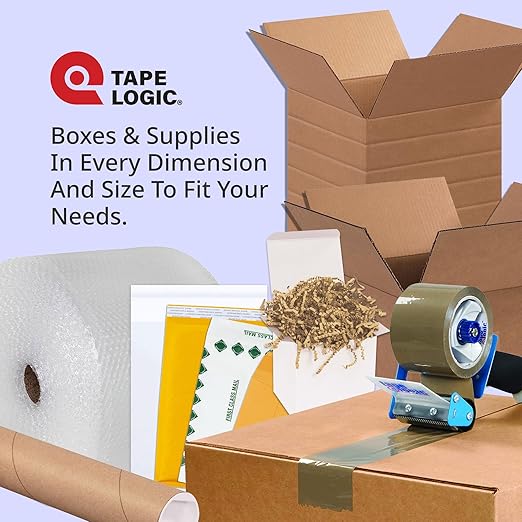Tape Logic 3" Multi Roll Tape Dispenser - Heavy Duty Desk or Table Top Tape Dispenser with Non-Skid Base for Home or Office, Supplies for Packing, Shipping, Moving, & Mailing