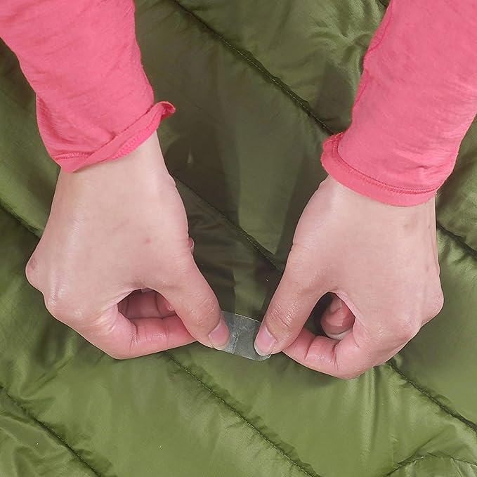 GEAR AID Tenacious Tape Mini Patches with Peel-and-Stick Adhesive Repairs Holes and Tears in Winter Gear, Down Puffer Jackets, Sleeping Bags, Tents and Rain Gear