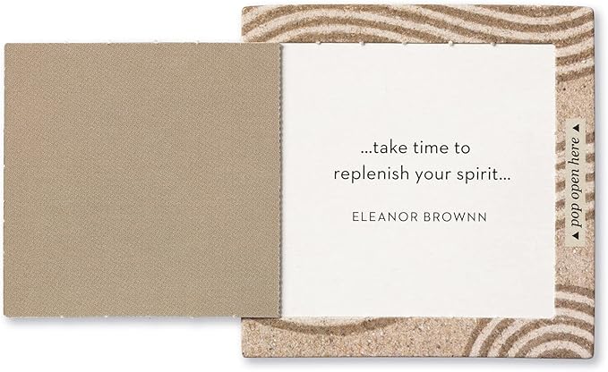 Compendium ThoughtFulls Pop-Open Cards — 2-Pack of Mindfulness, Live with Intention — 60 Pop-Open Cards, Each with a Different Message Inside