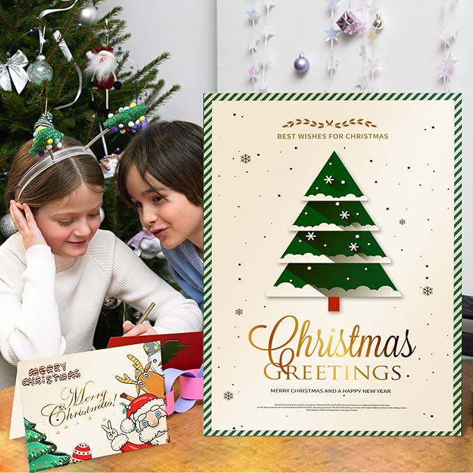 24 Sheets Cream Shimmer Cardstock 8.5 x 11 Ivory Paper, Goefun Off White Card Stock Printer Paper for Invitations, Certificates, Crafts, Card Making