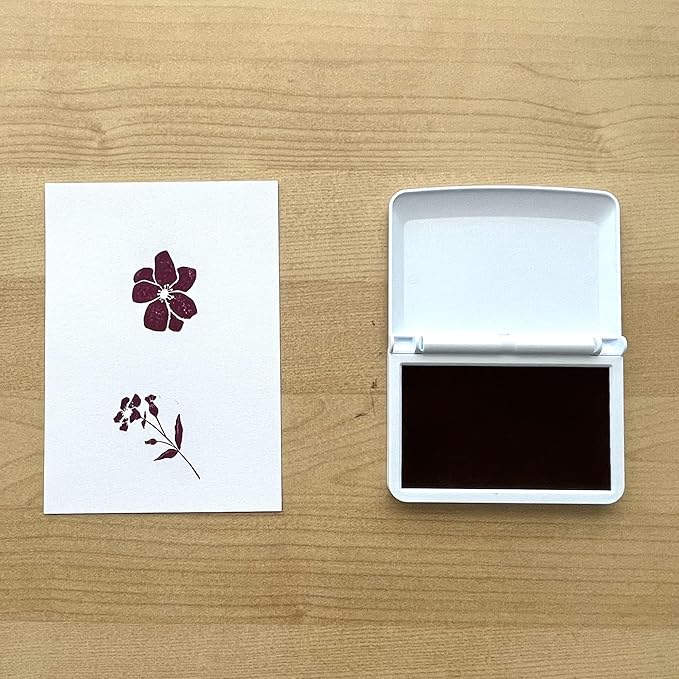 COLOP Make Series, Ink Stamp Pads, with Non-Toxic Premium Ink, Water-Based Acid-Free (Cozy Red, Make 2-2-3/4" x 4-1/4")
