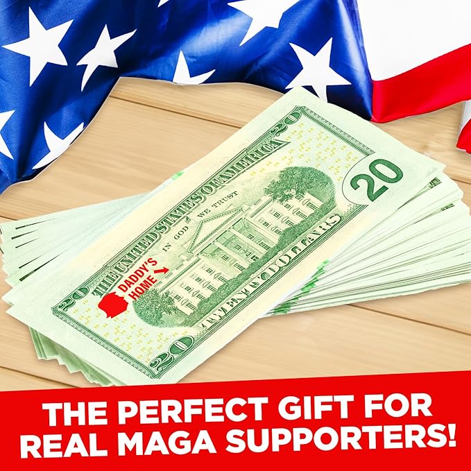 Donald Trump Daddy's Home Stamp - Self Inking Stamp for Trump 2024 Merchandise, Office Supplies, Election Party Decorations - Supports American Families!