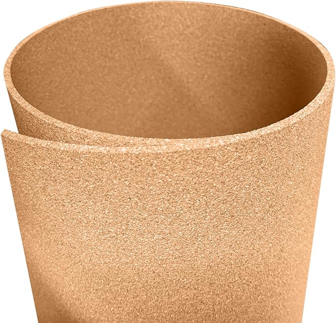 Manton Cork Premium Cork Roll - 3’ x 25’ x 1/4”, 100% Natural Facing Grade Material, Custom Cut Cork for Home, School, and Office Walls & Bulletin Boards