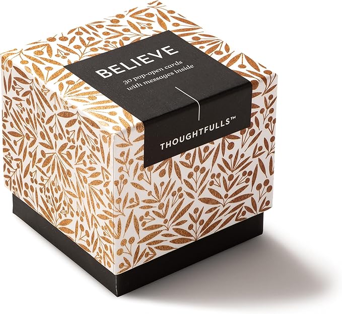Compendium ThoughtFulls Pop-Open Cards — Believe — 30 Pop-Open Cards, Each with a Different Inspiring Message Inside