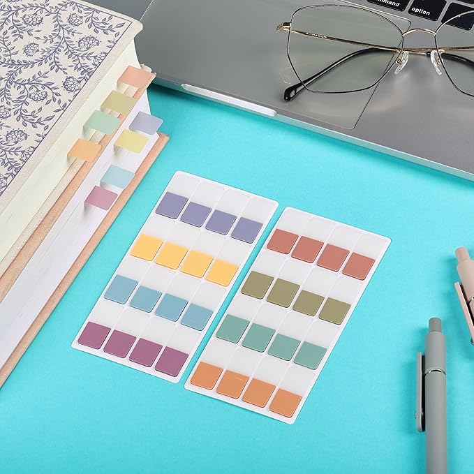 Mr. Pen- Sticky Index Tabs, 480 Pcs, Colorful Sticky Tabs for Notebooks, Page Markers, Page Tabs for Binders, Page Tabs Sticky Tabs for Books, Notebook Tabs, Book Sticky Tabs for Notebooks