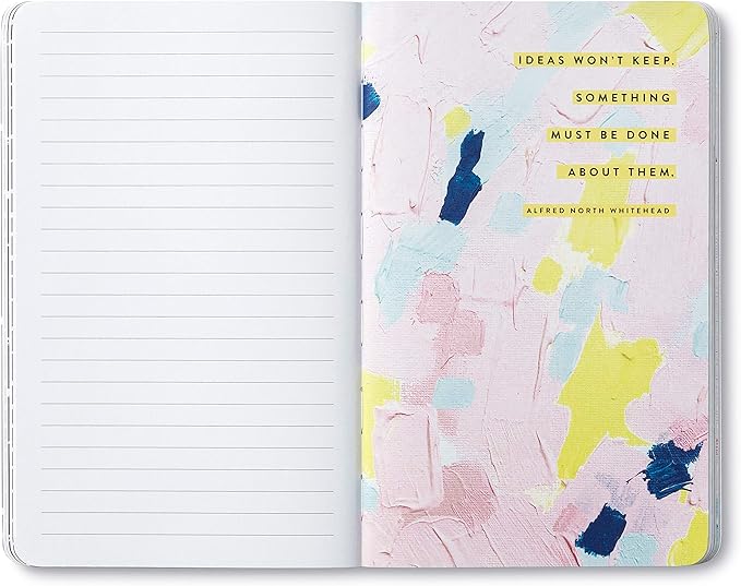 Compendium Softcover Journal - Make each day your masterpiece. – A Write Now Journal with 128 Lined Pages, 5″W x 8″H