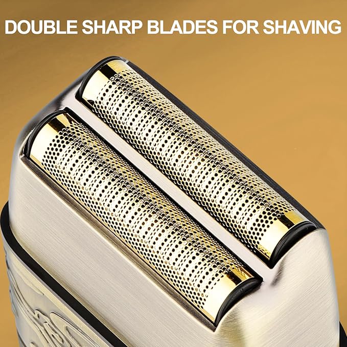 Lanumi Professional Hair Clipper Trimmer Set for Men Electric Shaver Razor Cordless Hair Cutting Barber Clippers Beard Trimmer Men’s Grooming Kit Gifts for him