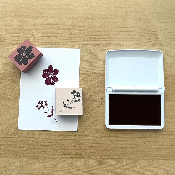 COLOP Make Series, Ink Stamp Pads, with Non-Toxic Premium Ink, Water-Based Acid-Free (Cozy Red, Make 3-3-1/2" x 6-1/4")